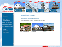 Tablet Screenshot of dach-lang.de